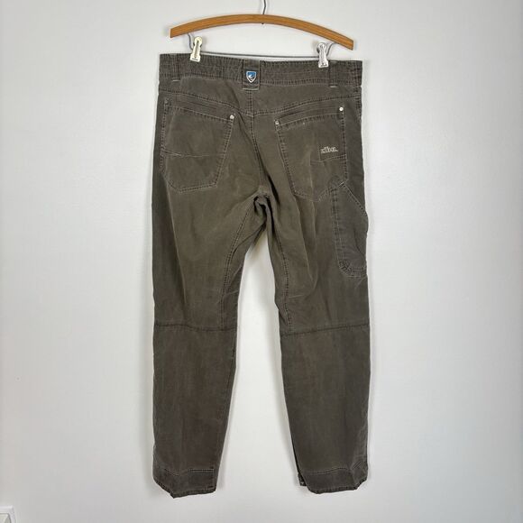 Kuhl Men's Hiking Revolvr Pants Green Vintage Patina Dye Size 36x32.5 READ - Picture 9 of 12